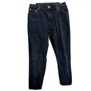 Vintage Levi’s Black 550 Jeans - Women Size 12 - Baggy Fit -Wide Leg - Discont’d